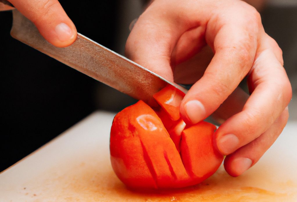 découper de tomates